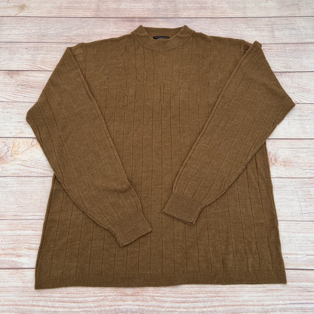 Domani Platinum Men's Sweater Size 3XL 100% cotton